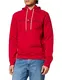 Tommy Hilfiger Herren Logo Hoody Kapuzenpullover, Blazer Red, M
