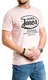 Herren T-Shirt Jack and Jones Rundhals Print Tee Regular Fit Crew Neck Top (862 Peachskin, M)