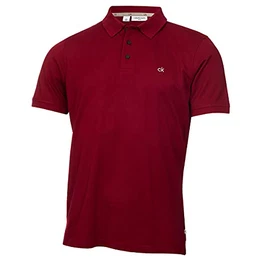 Herren Planet freundlich Superpolohemd - Burgundy - M