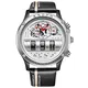 RORIOS Herren Uhr Analoger Quarzuhr mit Lederband Wasserdicht Business Armbanduhr Leuchtende Kleid Uhren für Männer Herren