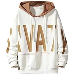 Moshtashio Hoodie Herren Kapuzenpullover Langarm Sweatshirts Basic Pullover Classic Männer Sweatjacke Unisex Casual Frühling Herbst Winter Weiß