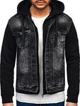 BOLF Herren Jeansjacke Übergangsjacke [4D4] Dunkelblau (4D4)