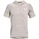 Under Armour Herren Men's Ua Rival Terry Short Sleeve Hoodie Fleece Tops, Onyx White, M EU