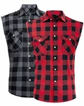 J.Ver Herren Ärmellose Hemden Regular Fit Schwarz