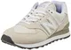 New Balance Herren 574 Sneaker, Nimbus Cloud Weiß, 43 EU