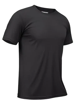 TACVASEN Herren Rash Guard Funktionsshirt Kurzarm