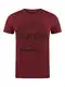 riverso Herren T-Shirt RIVLeon Rundhals O-Neck Kurzarm Tee Shirt Print Regular Fit 100% Baumwolle, Größe:M, Farbe:Rot (PJD)