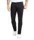 Indumentum Herren Chino Hose Slim Fit Chinohose Herrenhose Baumwolle Designer Hose Chinos Business Hose Stretch Männer Hose IS-305 Schwarz W32 L32