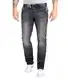 Rock Creek Herren Jeans Regular Fit Stretch Jeans Männerhose Herrenjeans Denim Hosen Herrenhose Straight Cut Stonewashed RC-2158 Grau W44 L32