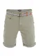 riverso Herren Chino Shorts RIVKlaas Regular Fit Gürtel Bermuda Kurze Hose Sommer Short 98% Baumwolle Grün w32, Größe:W 32, Farbe:Light Green (12200)