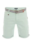 riverso Herren Chino Shorts RIVKlaas Regular Fit Gürtel Bermuda Kurze Hose (19400) Middle Green
