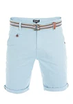 riverso Herren Chino Shorts RIVKlaas Regular Fit Gürtel Bermuda Kurze Hose (19400) Light Blue