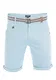 riverso Herren Chino Shorts RIVKlaas Regular Fit Gürtel Bermuda Kurze Hose Sommer Short 98% Baumwolle Blau w32, Größe:W 32, Farbe:Light Blue (19200)
