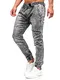 BOLF Herren Jeanshose Jeans Jogger Denim Style Used Look Jeanspants Sweatpants Destroyed Freizeit Narrow Leg Slim Fit Casual Style T392 Schwarz M [6F6]