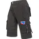 Nebulus Herren Cargo Short BOODY, Sommer Hose, Herren mit 6 Taschen, schwarz - M