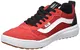 Vans Herren Range EXP Sneaker, Veloursleder-Leinwand, Rot, 43 EU