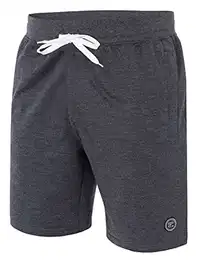 Kurze Hose Herren I Herren Shorts I Bermuda Shorts Herren mit Seitentaschen und Reißverschluss und Tunnelzug I Herren Shorts für Heim und Freizeit Grau - Graphit Gr. M