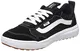 Vans Herren Range EXP Sneaker, Veloursleder-Leinwand schwarz weiß, 43 EU