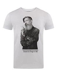 Herren T-Shirt RIVHarald Fotodruck Rundhals Kurzarm Shirt Regular Baumwolle Print Fashion Weiß M, Größe:M, Farbe:White (22000)