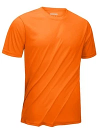 Laufshirt Herren Kurzarm Sommer Outdoorbekleidung Quick Dry Leicht Trainingsshirt Casual Sportswear Weich Sport Kleidung Orange M