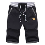 HCSS Kurze Hosen Herren Sommer Sporthose Chino Gummizug Schwarz