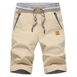 HCSS Kurze Hosen Herren Sommer Sporthose Chino Gummizug Khaki