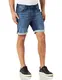 JACK & JONES Male Jeansshorts Rick Icon GE 835 Indigo Knit