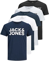 Herren 5er-Pack T-Shirts aus Baumwolle in vielen Farben und Styles (Slim Fit Mix 10, M)
