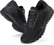 WHITIN Laufschuhe Herren Sportschuhe Straßenlaufschuhe Sneaker Joggingschuhe Turnschuhe Running Shoes Men Fitnessschuhe Gym Traillauf Schuhe Outdoor Leichte Atmungsaktiv Schwarz 43 EU
