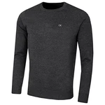 Calvin Klein Herren mit Rundhalsausschnitt Sweater Charcoal Marl