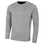 Calvin Klein Herren mit Rundhalsausschnitt Sweater Grau Marl