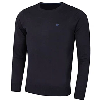 Calvin Klein Herren mit Rundhalsausschnitt Sweater Marine
