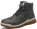 ARRIGO BELLO Winterstiefel Herren Winterschuhe Gefüttert Rutschfeste Warm Stiefel Trekking Wanderschuhe Boots (41-46EU) Grau