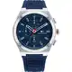 Tommy Hilfiger Herren Analog Quarz Uhr mit Silikon Armband 1791899