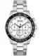 BOSS Chronograph Quarz Uhr für Herren mit Silbernes Edelstahlarmband - 1513875