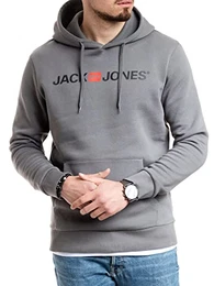 Herren Kapuzenpullover(A-Hoodie-SedonaGrau-S)