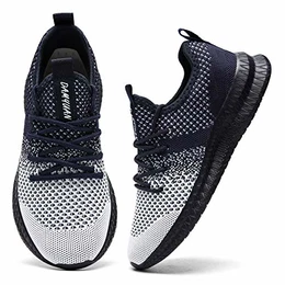 Schuhe Herren Laufschuhe Sneaker Outdoor Sportschuhe Turnschuhe männer Joggingschuhe atmungsaktiv Running Shoes Men Walking Schuhe Freizeitschuhe Fitness Schuhe Blau 43 EU