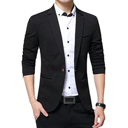 Herren Sakko Sportlich Slim Fit Blazer Männer Modern Freizeit Jackett Business Anzugjacke