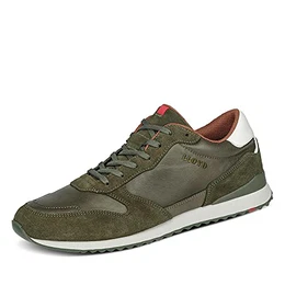 Herren Sneaker Edmond, Männer Low-Top Sneaker,lose Einlage,Normalweit,Freizeit,leger,Casual,sportlich,Men''''s,Man,Men,Verde,43 EU / 9 UK