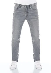 Riverso Herren Jeans Hose RIVChris Straight Fit Jeanshose Grau