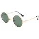Pro Acme Retro Kleine Runde Polarisierte Sonnenbrille für Männer Frauen (Goldene Rahmen   G15 Linse)