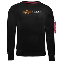 Alpha Label Sweater Sweatshirt für Herren Black