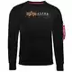 Alpha Industries Alpha Label Sweater Sweatshirt für Herren Black