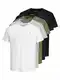 JACK & JONES Herren JORJXJ Tee SS Crew Neck 5MP T-Shirt, White 2, M