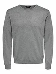 ONLY&SONS ONSWYLER Life LS Crew Knit Medium Grey Melange