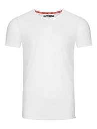 Herren Basic T-Shirt RIVJonas Rundhals Tee Regular Kurzarm Einfarbig 100% Baumwolle Weiß M, Größe:M, Farbe:White (22000)