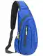 PivotWing Sling Bag Brusttasche Herren Kleiner Rucksack Damen Shoulder Crossbody Crossover Bag Mini Rucksack Klein Schultertasche Brust Tasche Rucksäcke Sporttasche Umhängetaschen Crossbag Blau