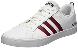 adidas Herren VS Pace Basketballschuhe Weiß/Burgunder/Ink