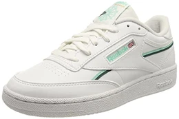 Herren Club C 85 VEGAN Sneaker, FTWR White/hint Mint/Midnight Pine, 43 EU