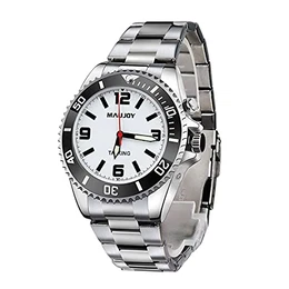 Qualität Klar,Loud Voice Unisex Deutsch sprechende Armbanduhr spricht die Zeit Datum oder Alarmzeit für ältere Menschen Sehbehinderung oder Blind 2